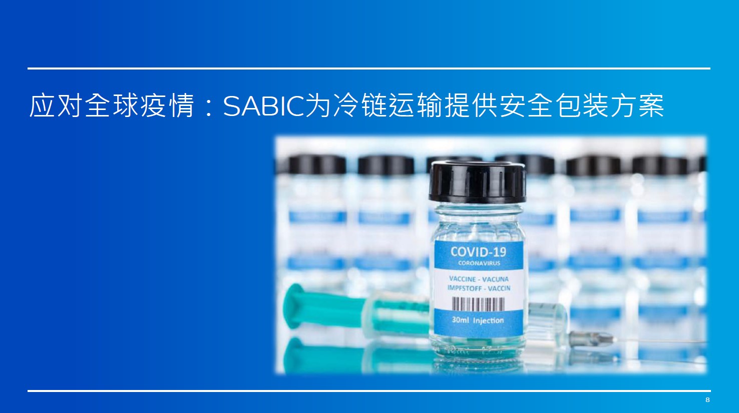 SABIC LEXAN™ 新冠疫苗冷链包装与储存方案